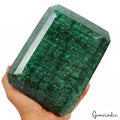 Huge 4.5Kg Natural Brazilian Green Emerald Earth Mined Museum Size Huge Gemstone