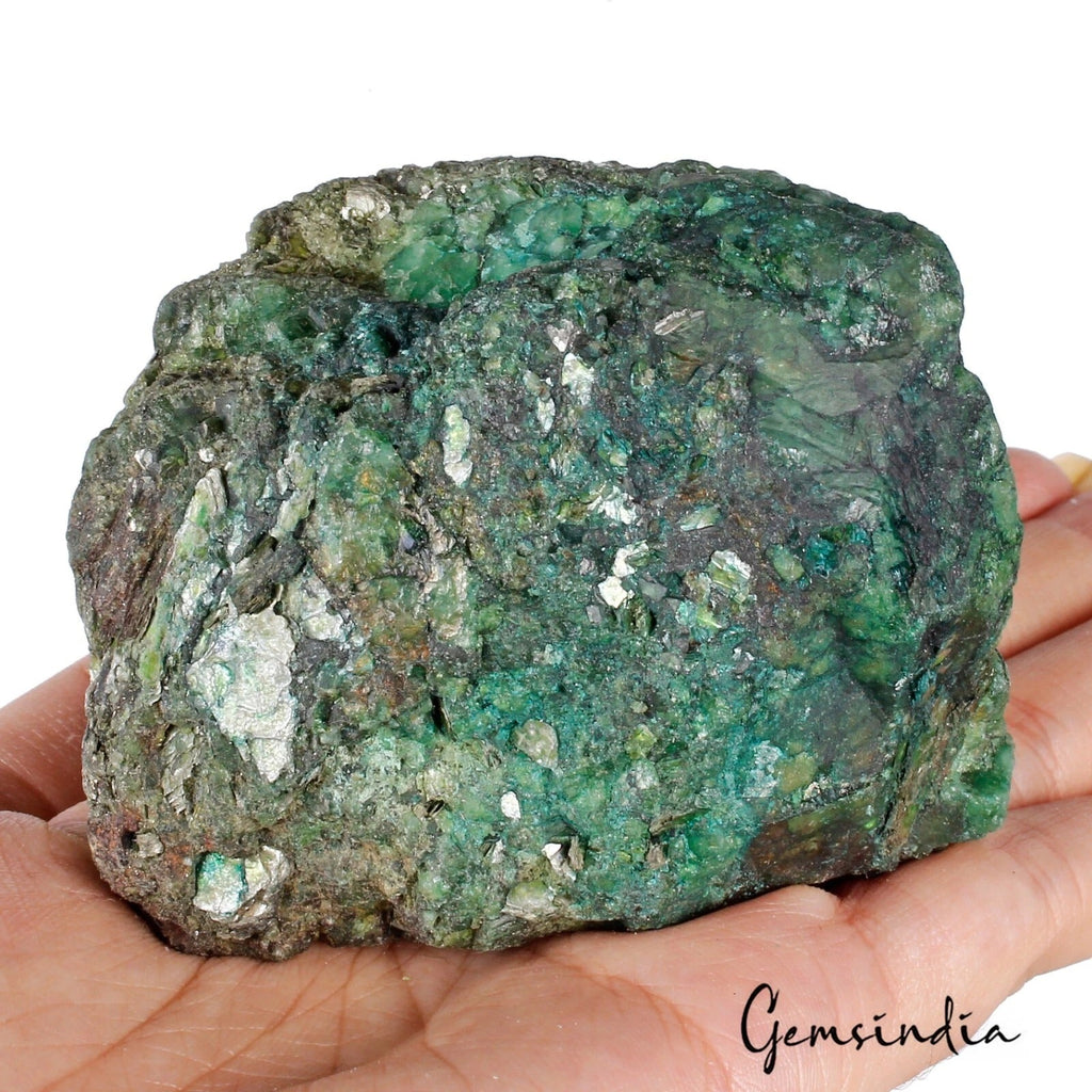 2030 Ct Uncut Rough Natural Green Emerald Earth Mined Certified Zambian Gemstone