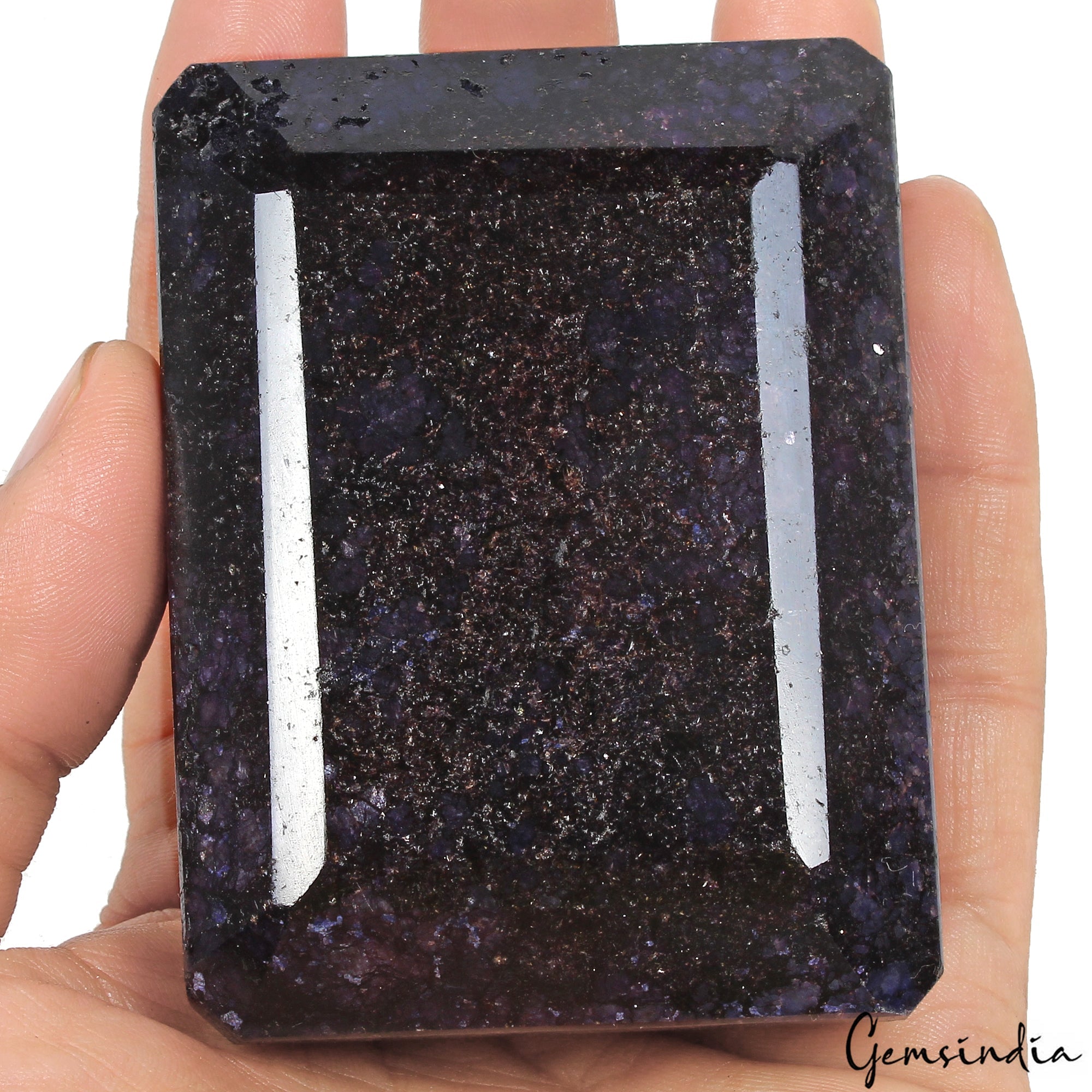 Large 2300 Ct Natural Blue Octagon Cut Sapphire Faceted Earth Mined Loose Gems