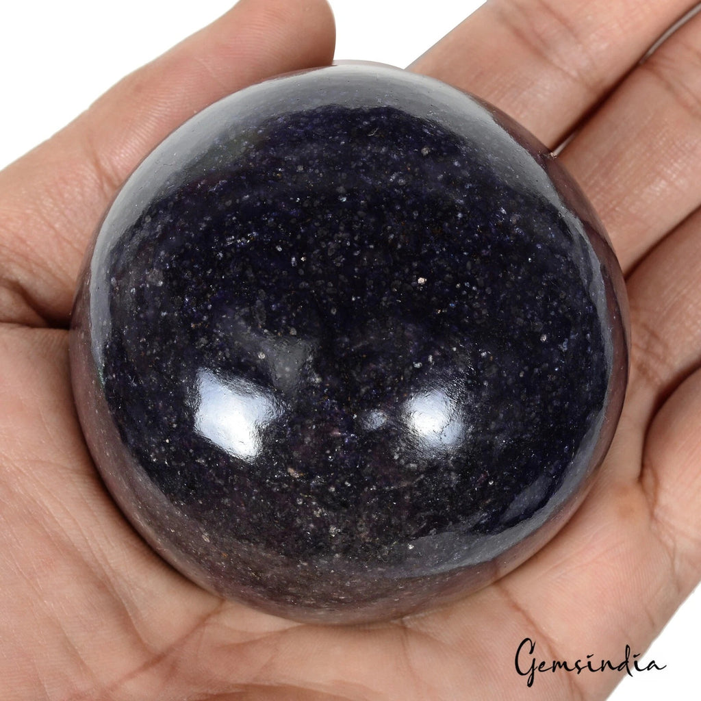 African Blue Sapphire Cabochon — 68 x 68 x 45mm, 1950 Ct, Madagascar