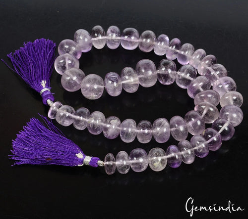 Amethyst Beaded Strand, Purple — 11mm to 18mm, 860 Ct