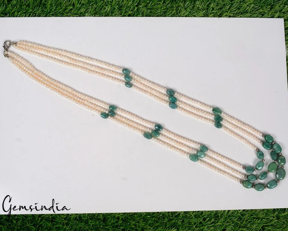 Emerald Necklace — 05mm to 20mm, 790 Ct