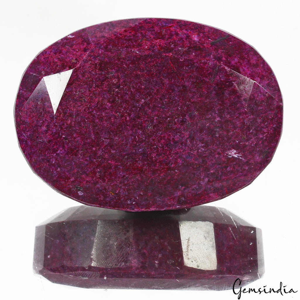 1530 Cts Natural African Pink Red Ruby Oval Cut Huge Size Loose Museum Size Gem