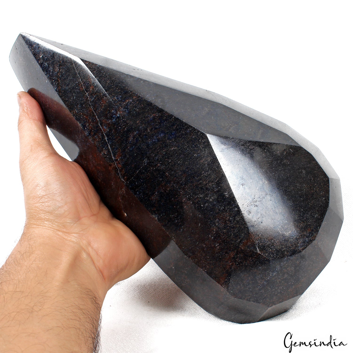 Large 6 Kilo Natural Blue Sapphire Earth Mined Pear Cut Faceted Huge Loose Gems