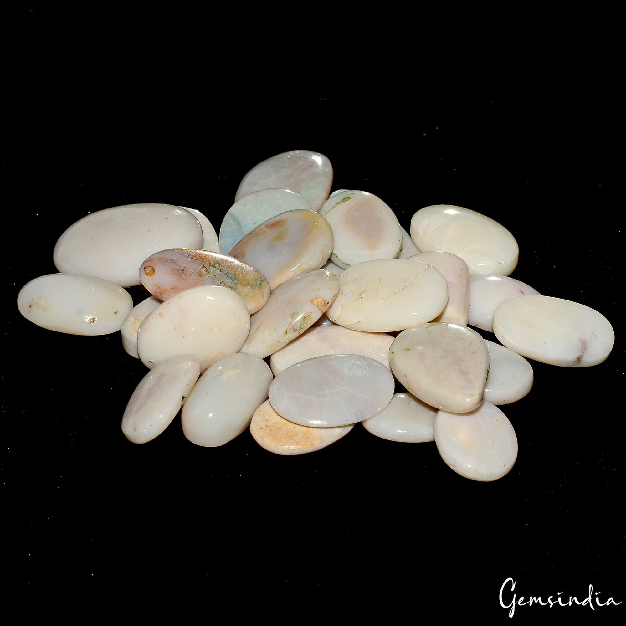 211.20Ct Natural Australian Opal Mix Cabochon Loose Jewelry Gemstones~28 Pcs