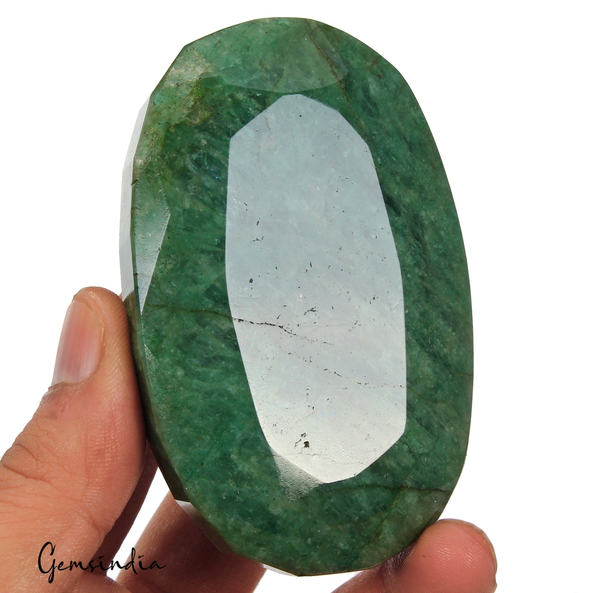 1120 Ct Natural Green Brazilian Emerald Oval Cut Faceted Earth Mined Huge Gems