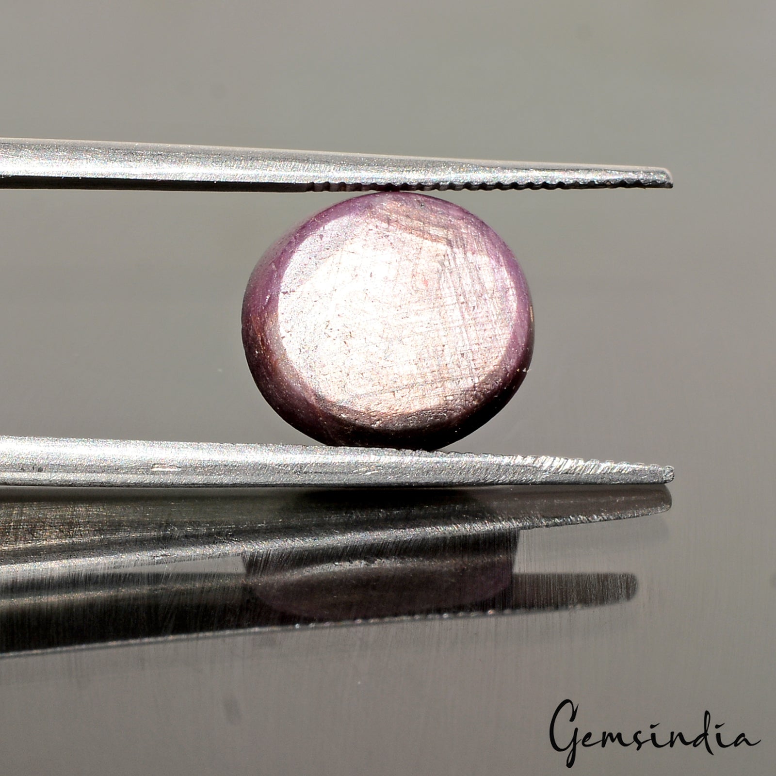 Certified 8.25 Ct Natural Unheated Natural Red Star Ruby Oval Cab Loose Rare Gem