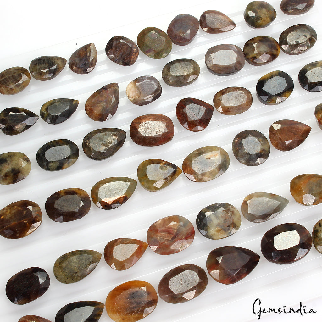 Sapphire Lot, Loose Gemstone, Oval, PEar & Round Cut, Untreated — 51 Pieces, 12mm to 20mm, 700 Ct, Madagascar