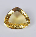 Certified 57.60 Ct Natural Unheated Yellow Citrine Pear Fancy Cut Loose Rare Gem