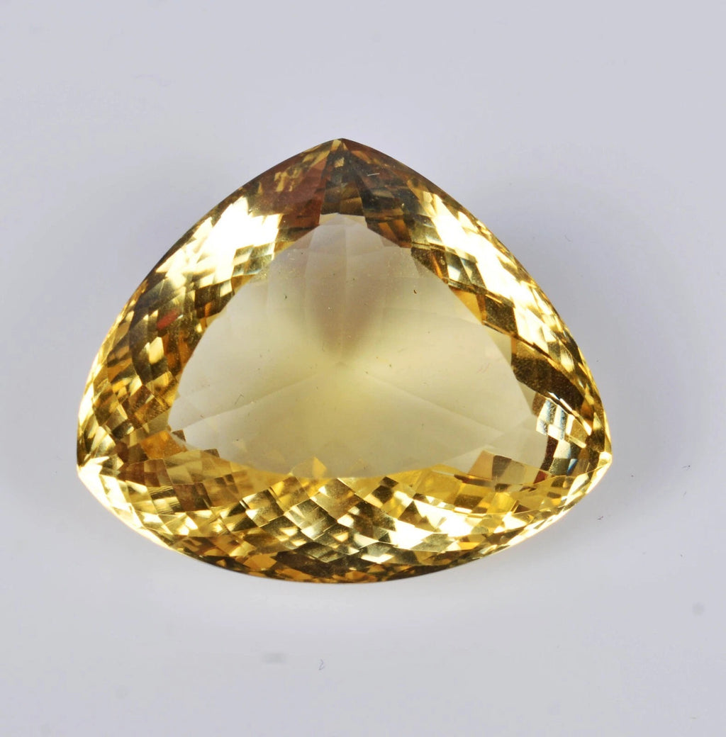 Citrine Loose Gemstone, Yellow — 29x25x14 mm, 57.60 Ct, Brazil