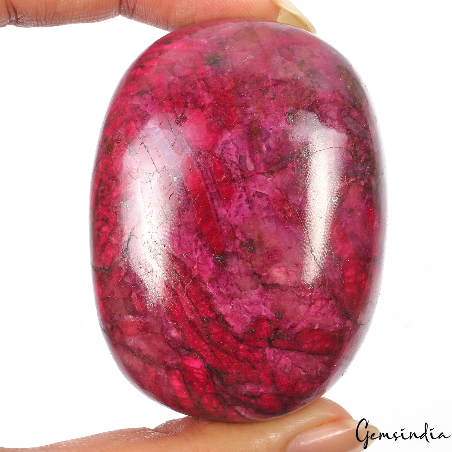 690 Cts Natural African Red Ruby Oval Cab Loose Huge Size Earth Mined Gemstone