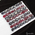 1020 Ct Natural Blue Red Ruby Sapphire Oval Faceted Loose Wholesale Gem Lot 52Pc