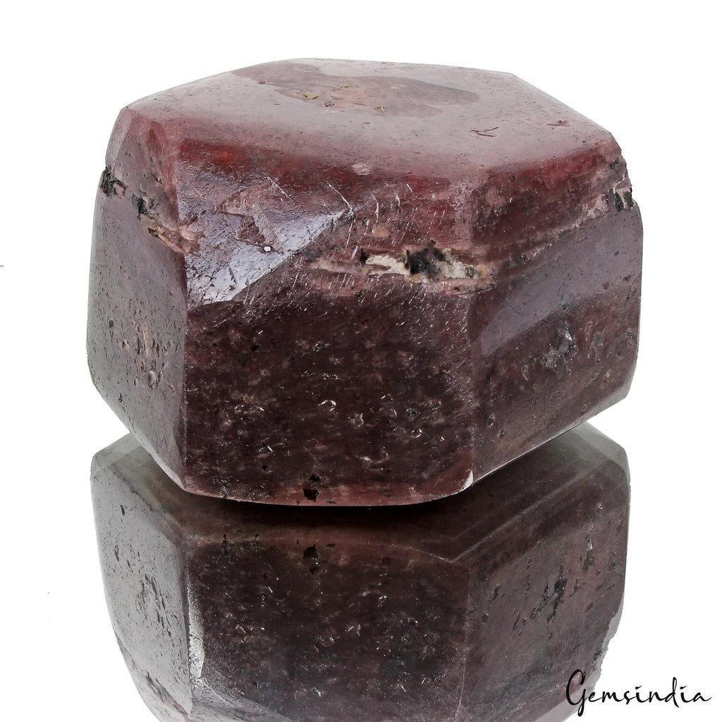 720 gram Huge Red Ruby Untreated Hexagon Cut Rough Earth-Mined Loose Gemstone