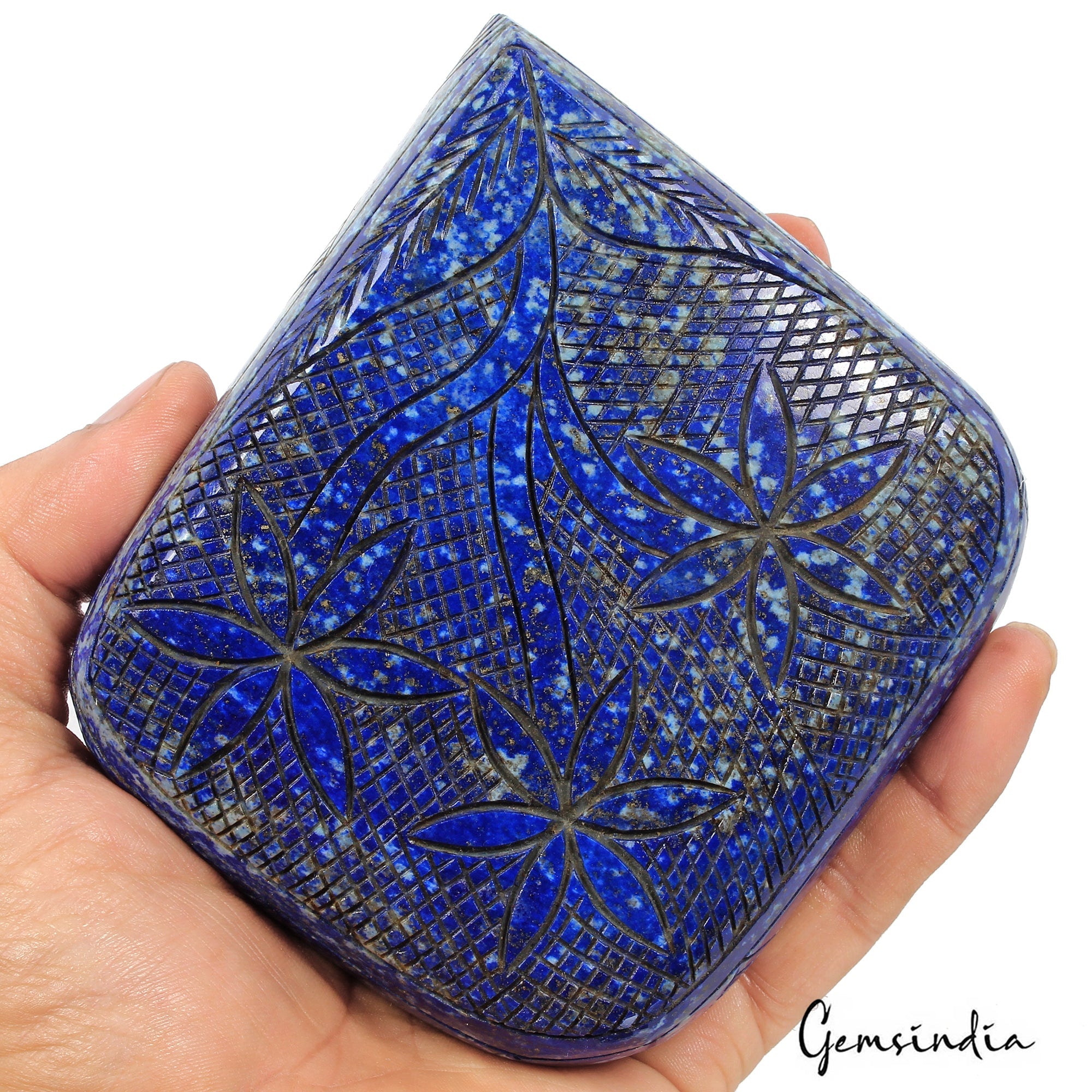 4100 Ct Natural Blue Lapis Lazuli Carving Earth Mined Museum Size Loose Gemstone
