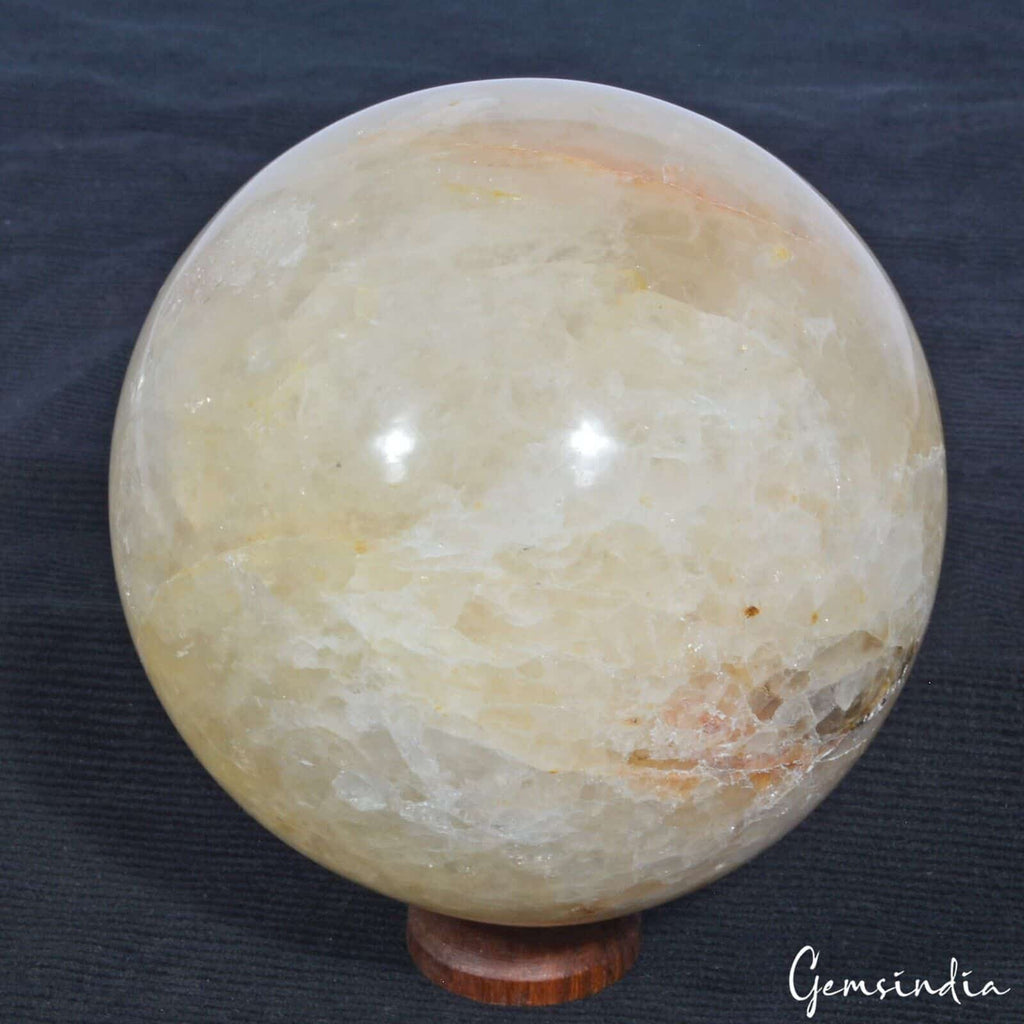 5500 Cts Natural Yellow Aventurine Huge Gem Sphere Crystal Healing Mineral-89mm