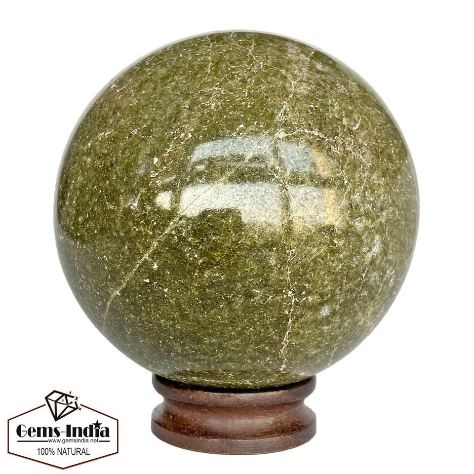 4250Ct Natural Zoisite Crystal Reiki Healing Mineral Gemstone Sphere/Decor~3.25"