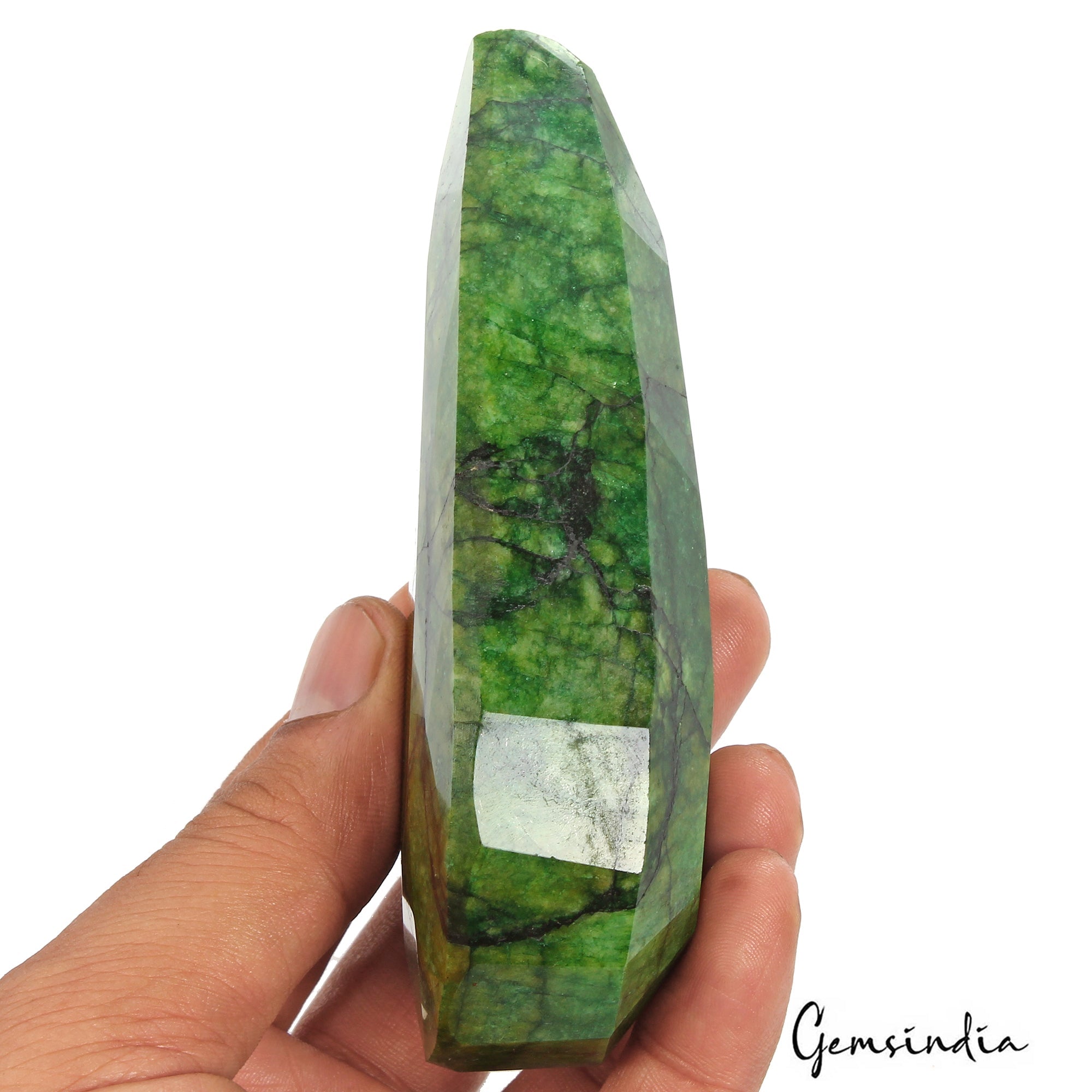 1500 Ct Natural Parrot Green Emerald Pear Faceted Huge Size Earth Mined Gemstone