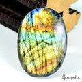 193.20 Cts Natural Spectrolite Labradorite Oval Huge Gemstone For Pendant/Jewel