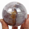 3450Ct Natural Untreated Amethyst Sphere Crystal Healing Mineral Gem Sphere3.25"