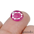 Natural Red Pink Tourmaline Oval Faceted Loose Gems Untreated Gemstone 2.70 Cts