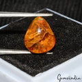 Certified 4.90 Ct Natural Untreated Ethiopian Orange Fire Opal Pear Gem For Ring