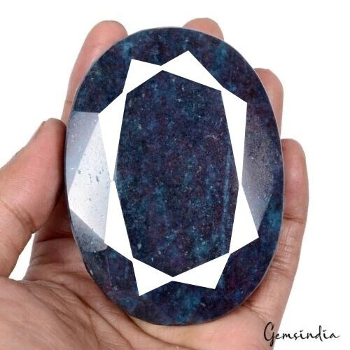 2200 Cts Natural Ruby Kyanite Untreated Oval Cut Loose Madagascar Huge Gemstone