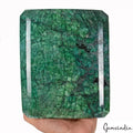 Brazilian Emerald Loose Gemstone, Octagon Cut, Color Enhanced — 8x6.5x2.5 Inch, 22700 Ct (4.54 Kg), Brazil