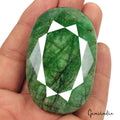 500 Ct Natural Green Brazilian Emerald Oval Cut Faceted Earth Mined Loose Gems