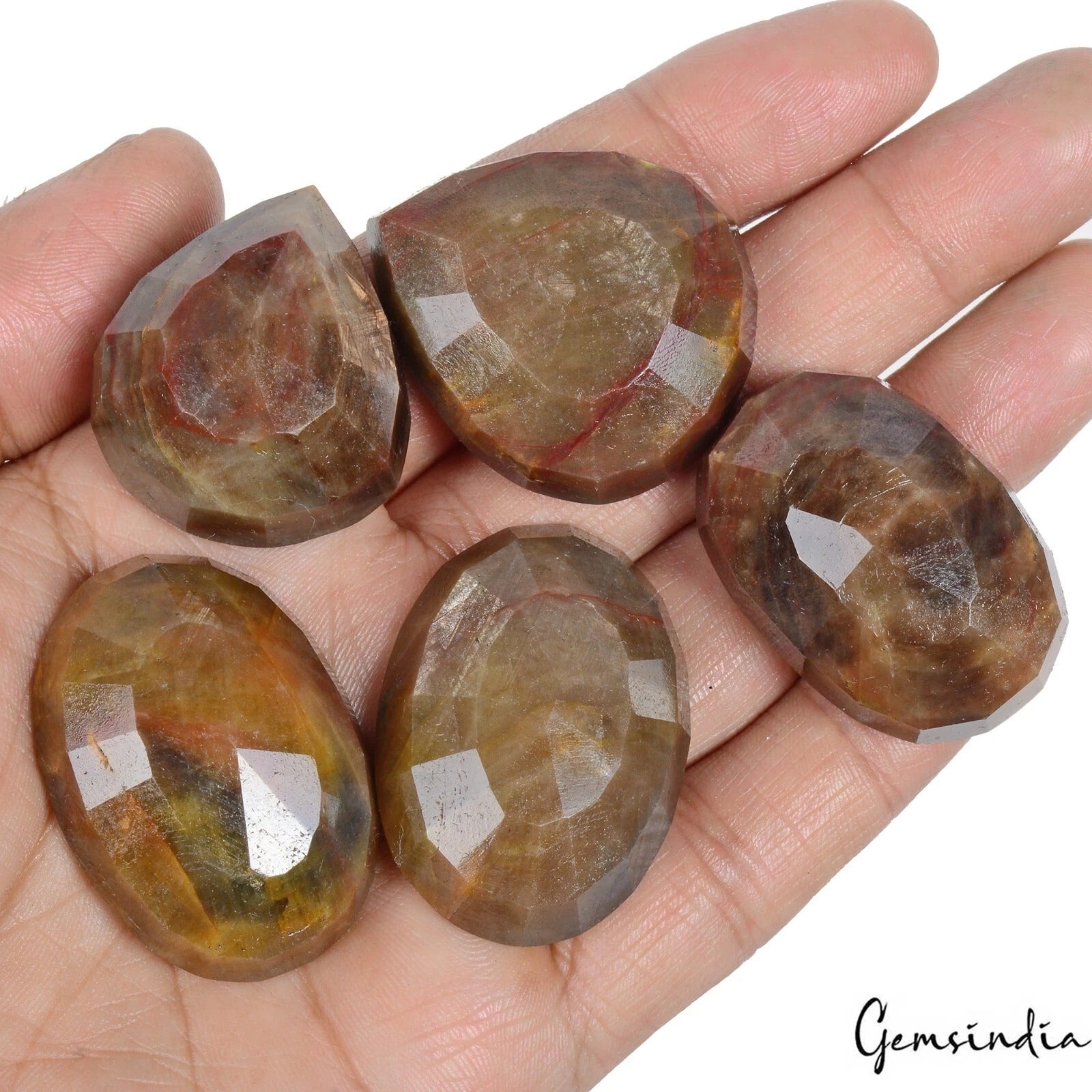 Certified 850 Ct Natural Untreated Brown Sapphire Mix Cut Faceted Loose Gems Lot