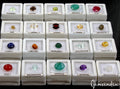 20 Pcs Estate Genuine Multi Gems Loose Multi Color Gemstones Collection w/ Boxes