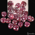 25 Pcs Natural Top Red Ruby Pear/Heart Checker Cut Loose Gemstones Lot ~660 Cts