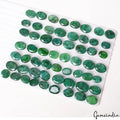 Emerald Lot, Loose Gemstone, Oval Cut, Color Enhanced — 58 Pieces, 13mm to 21mm, 740 Ct, Brazil
