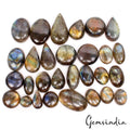 700 Cts/29 Pcs Natural Untreated Multi Shine Labradorite Mix Cab Loose Gems Lot