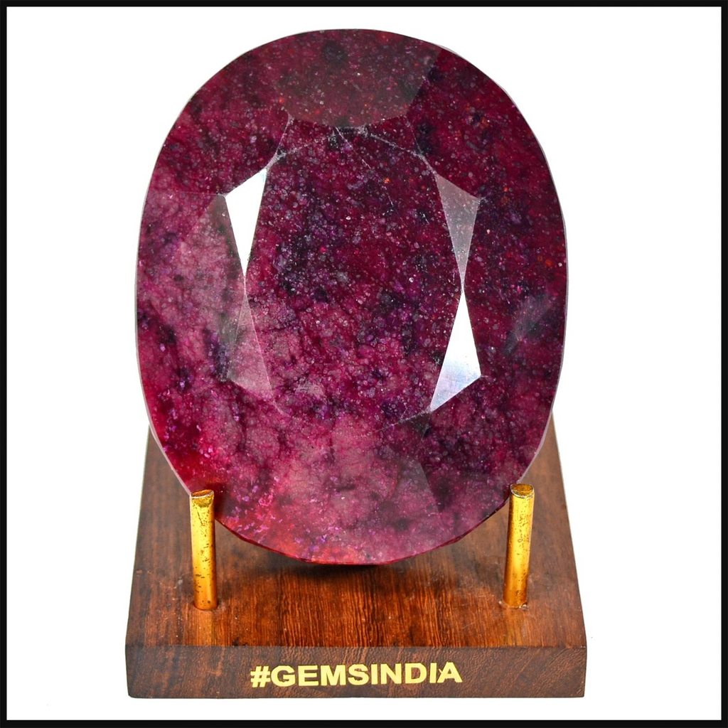 Museum Size 2780 Ct Natural African Dark Red Ruby Oval Earthmined Huge Loose Gem
