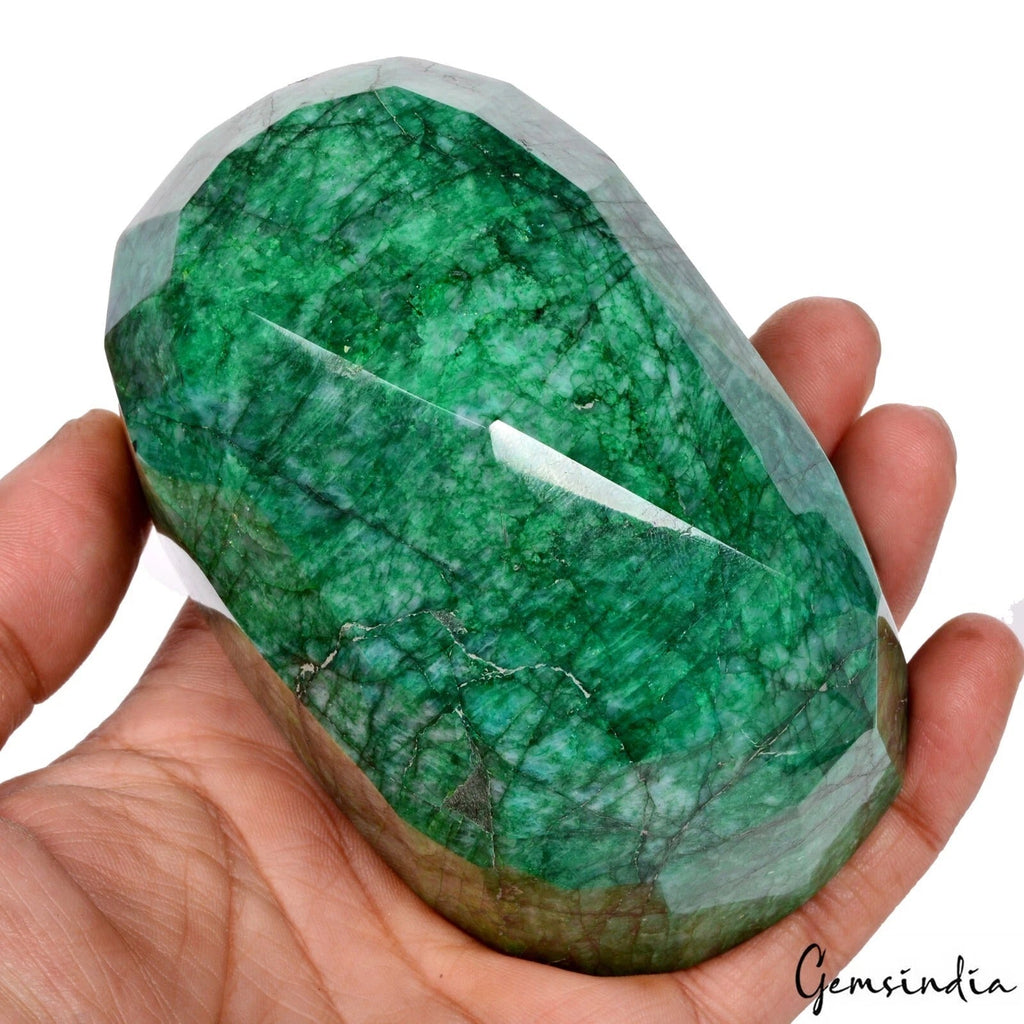 3630 Cts Certified Natural Emerald Stunning Green Huge Museum Size Gemstone