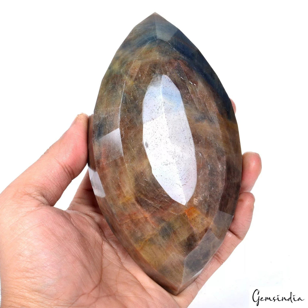 Certified 5000 Ct Natural Untreated Brown Sapphire Marquise Cut Huge Gemstone