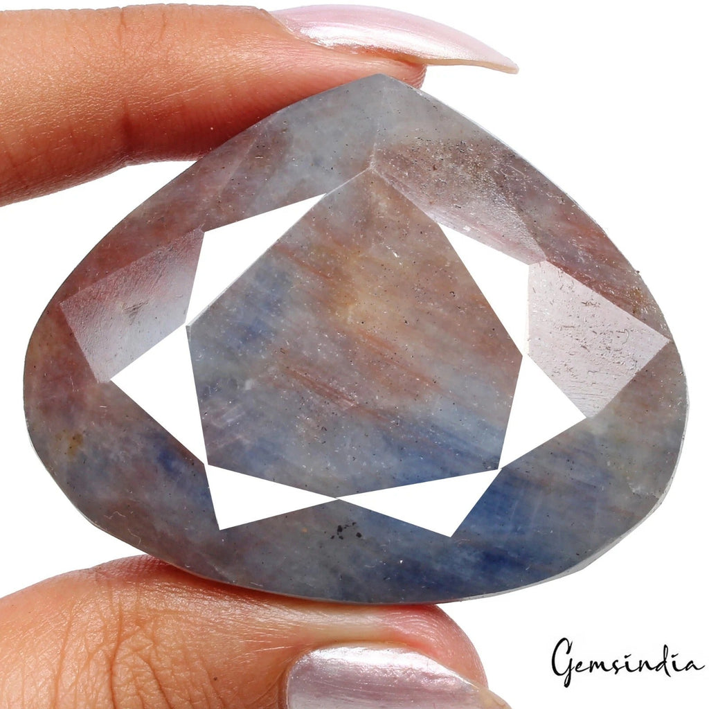 430 Cts Natural Untreated Blue Sapphire Pear Cut Huge Loose Certified Gemstone