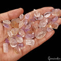 Amethyst Lot, Loose Gemstone, Untreated — 28 Pieces, 9mm to 28mm, 350 Ct