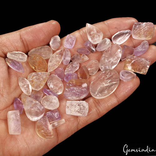 Amethyst Lot, Loose Gemstone, Untreated — 28 Pieces, 9mm to 28mm, 350 Ct