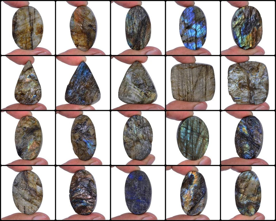 1440 Ct Natural Untreated Blue Shine Labradorite Druzy Rough Gemstone Lot 20 Pcs