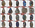 1440 Ct Natural Untreated Blue Shine Labradorite Druzy Rough Gemstone Lot 20 Pcs