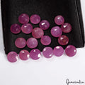 26.50 Cts Natural Pink Ruby 6mm Each Mozambique Round Cut Gemstones ~ 19 Pcs Lot