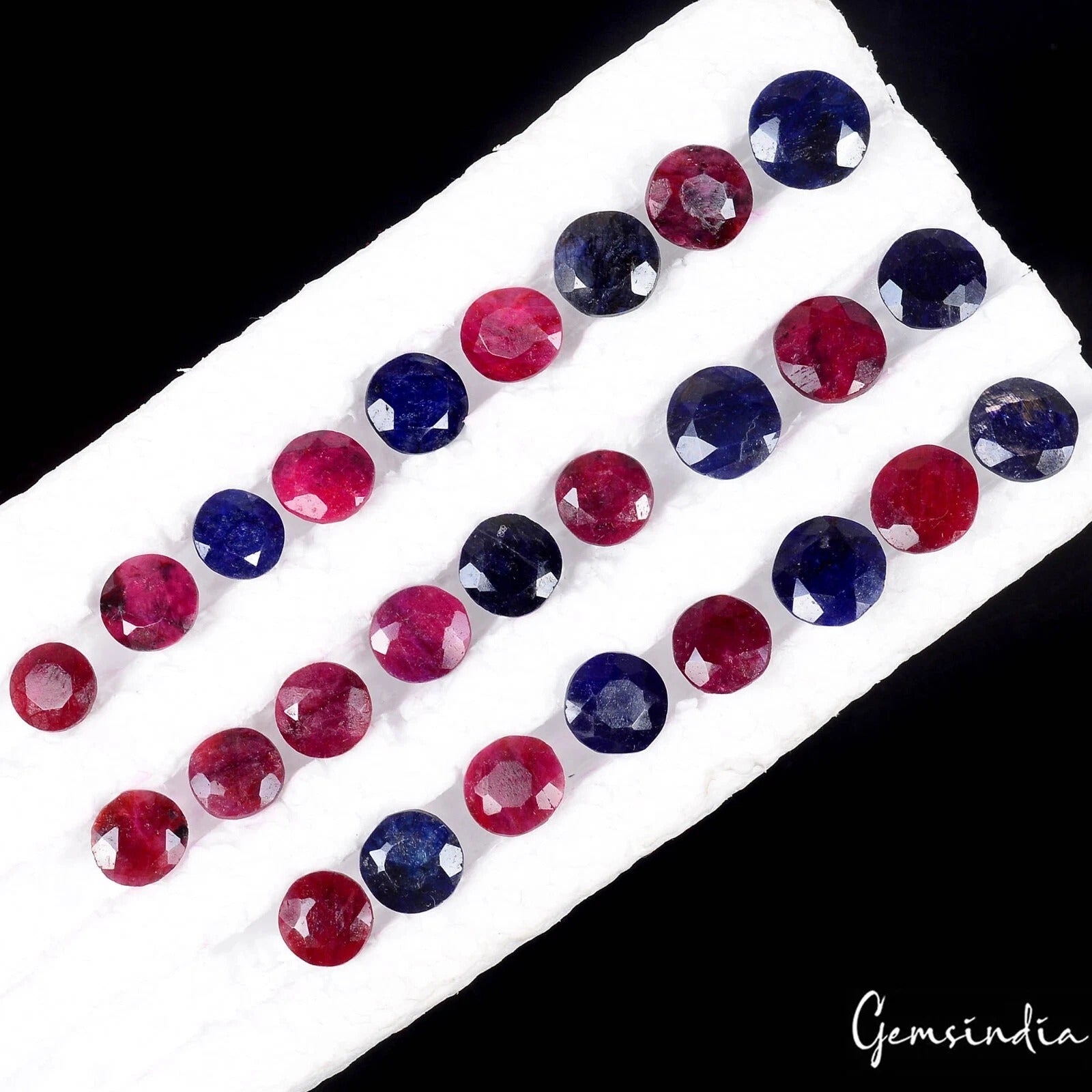 Ruby Lot, Loose Gemstone, Red — 26 Pieces, 10mm to 13mm, 228.90 Ct, Madagascar
