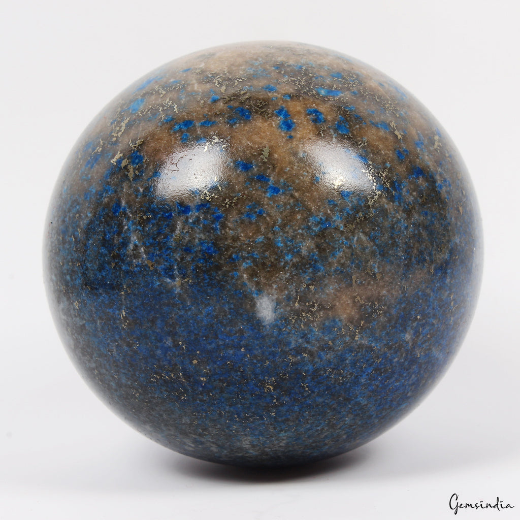 574g Lapis Lazuli Sphere Healing Crystal Natural Stone Ball Reiki Specimen~2.75"