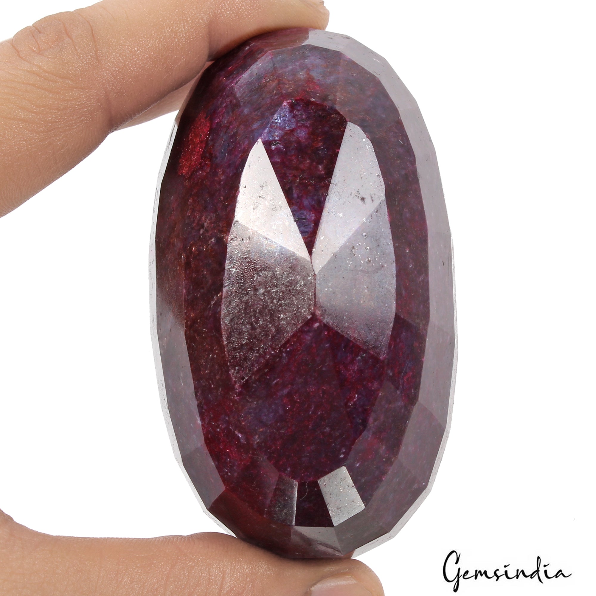 1980 Ct Natural Ruby Huge Size Oval Faceted Earth Mined Gemstone From Madagascar