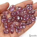 330 Ct/19 Pcs Natural Untreated Purple Amethyst Mix Cab Loose Wholesale Gems Lot