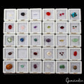 44 Pcs~ Estate Genuine Loose Multi Gemstones Collection Lot in Handmade Wood Box