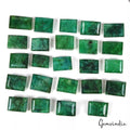 480 Ct/24 Pcs Natural Dark Green Brazilian Emerald Baguette Cut Loose Gems Lot