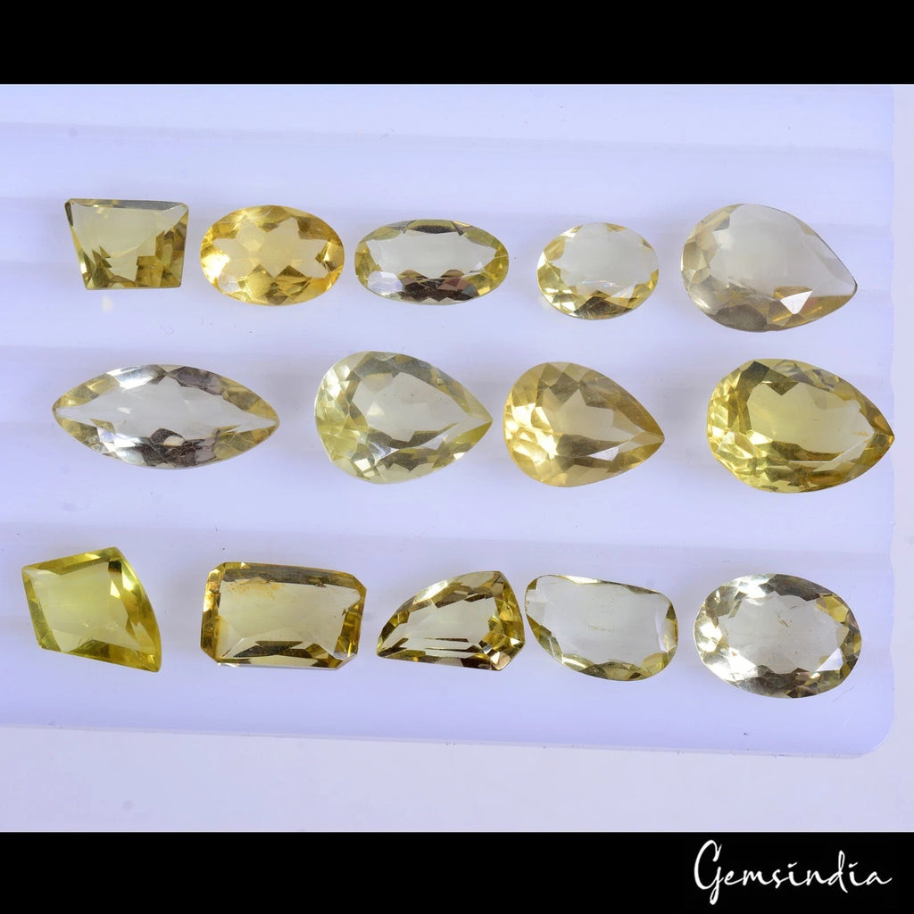 Citrine Lot, Loose Gemstone, Untreated — 14 Pieces, 12mm to 22mm, 93.60 Ct, Brazil