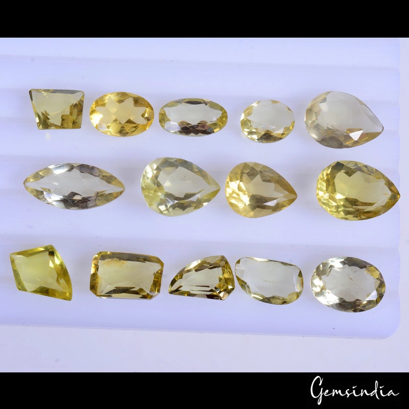 Citrine Lot, Loose Gemstone, Untreated — 14 Pieces, 12mm to 22mm, 93.60 Ct, Brazil